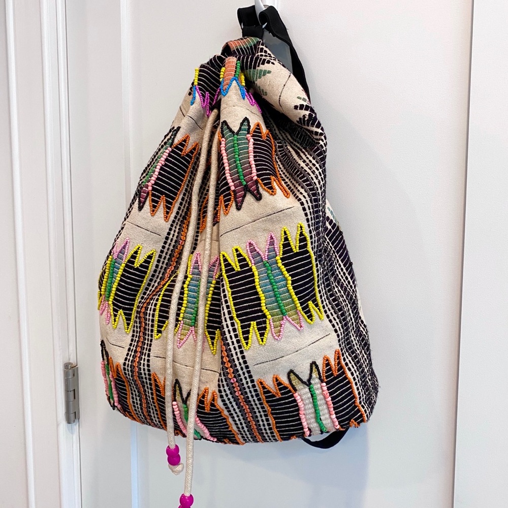 Hand Beaded Backpack